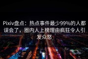 Pixiv盘点：热点事件最少99%的人都误会了，圈内人上榜理由疯狂令人引发众怒