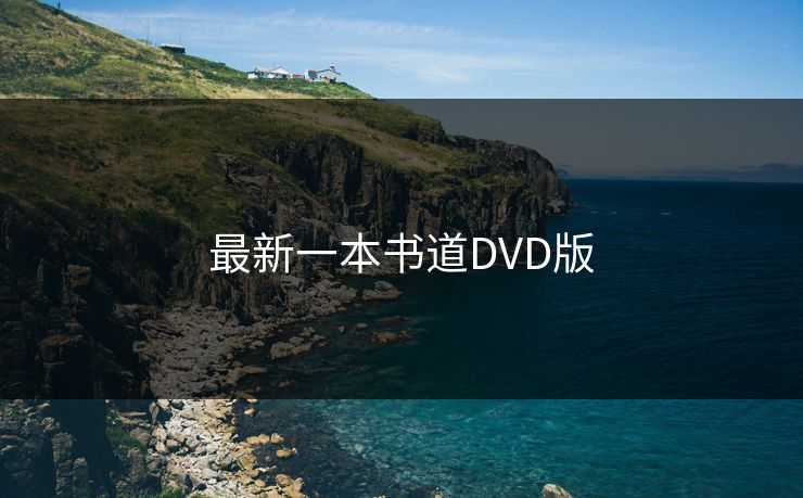 最新一本书道DVD版