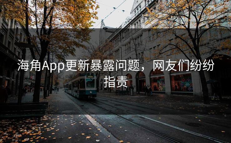 海角App更新暴露问题，网友们纷纷指责