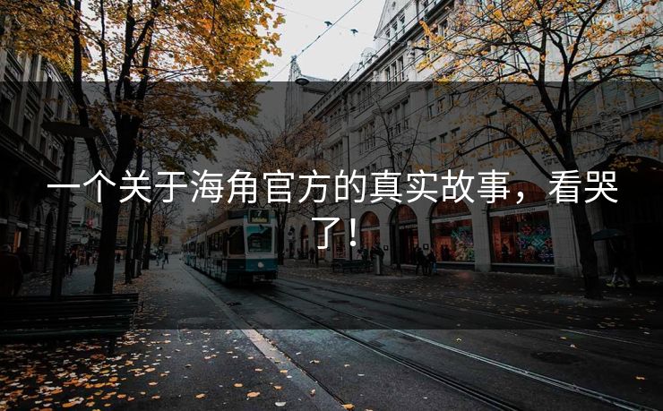 一个关于海角官方的真实故事，看哭了！